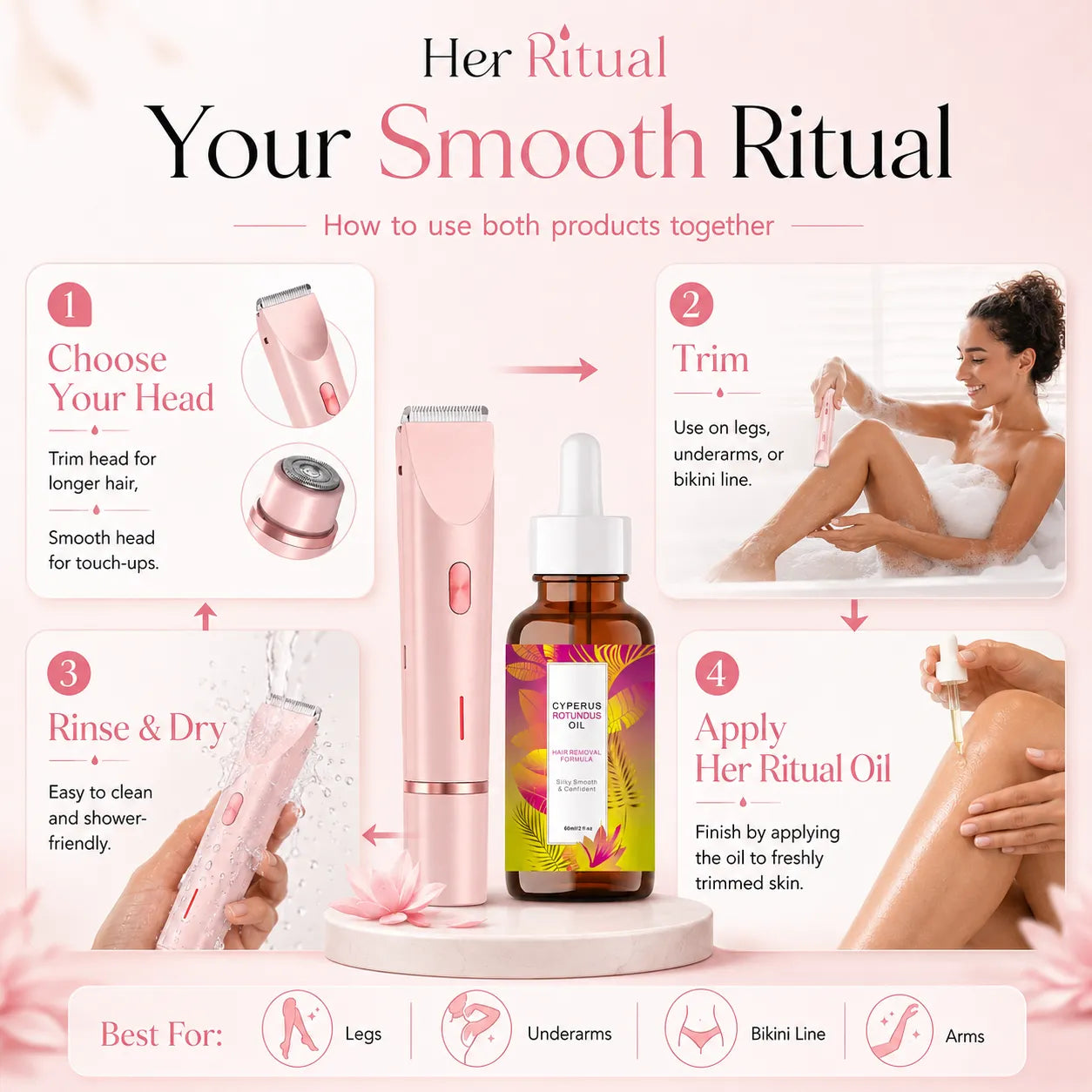 Her Ritual - SmoothShave Trimmer™